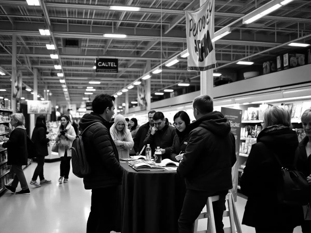 Representatives working a store floor activation