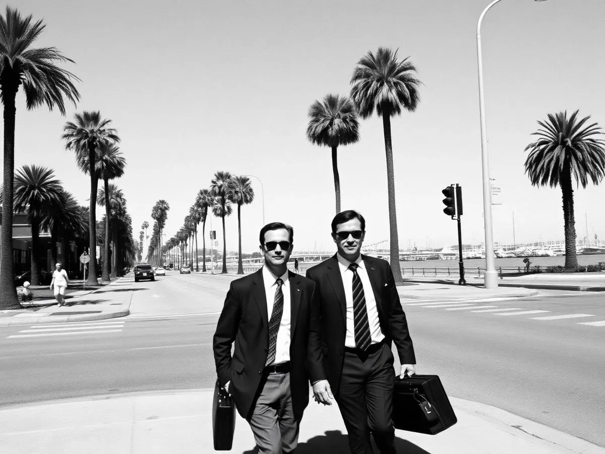 Team on a market expansion business trip