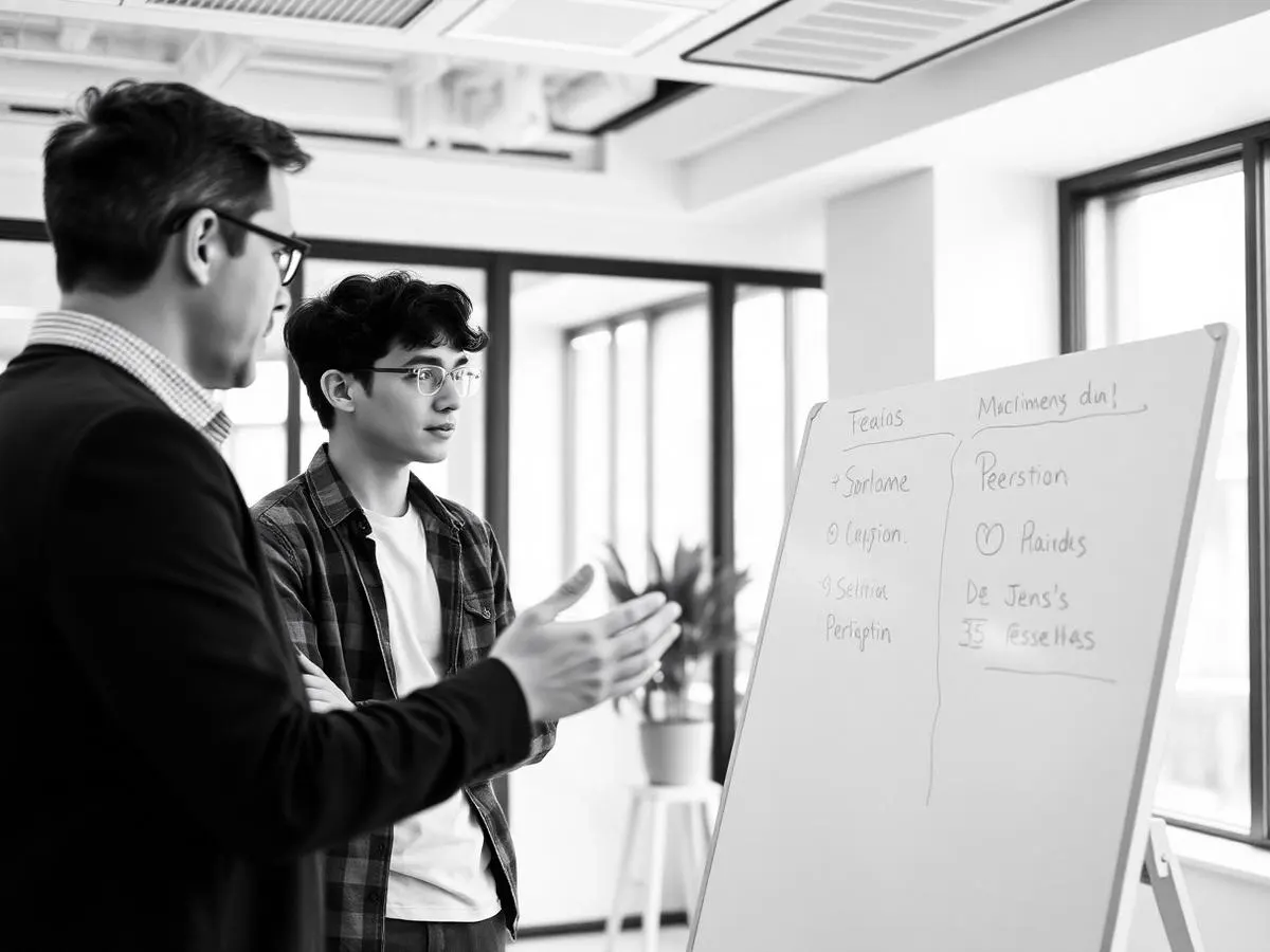 Team development and leadership coaching session